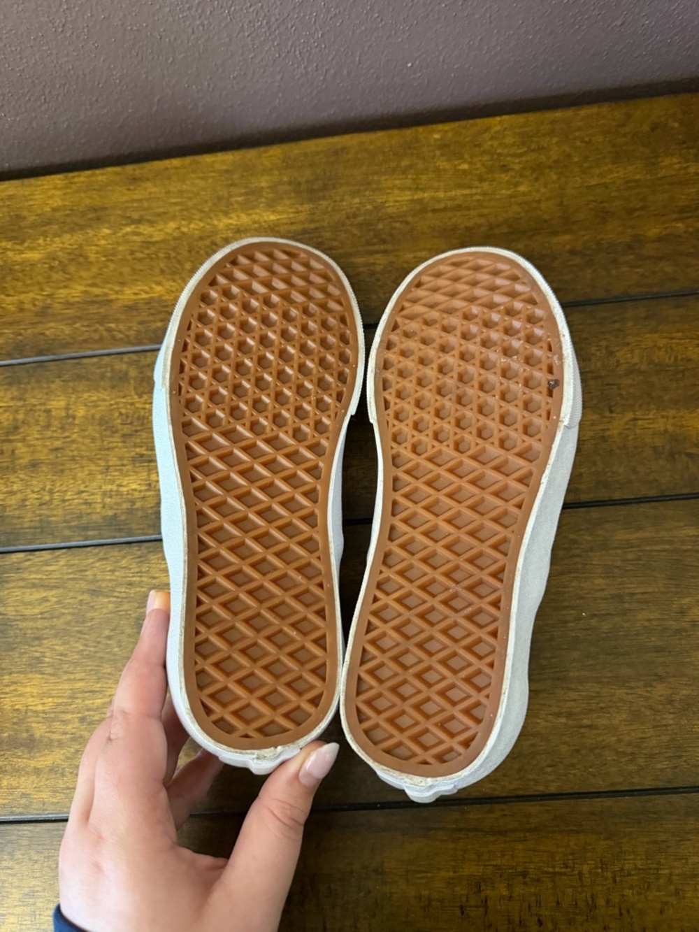 Vans Checkerboard Floral Slip On Shoes - Picture 9 of 9